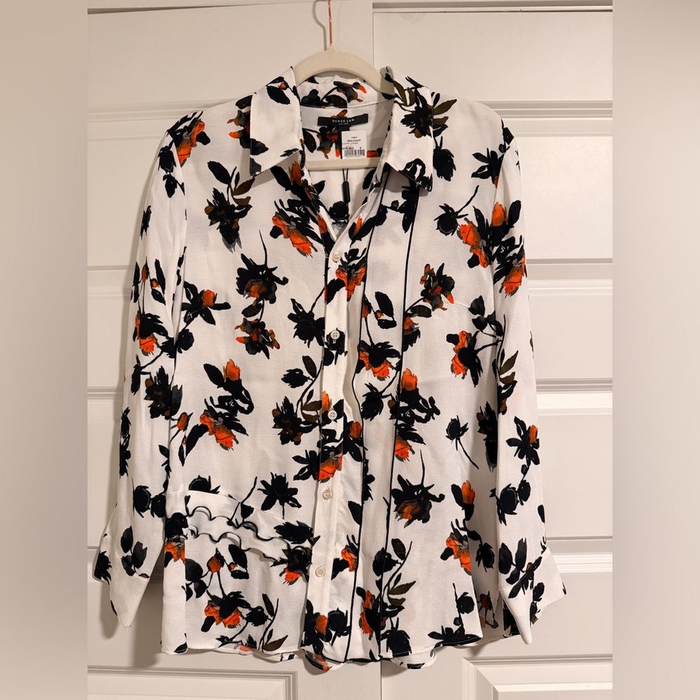 Derek Lam ruffle blouse